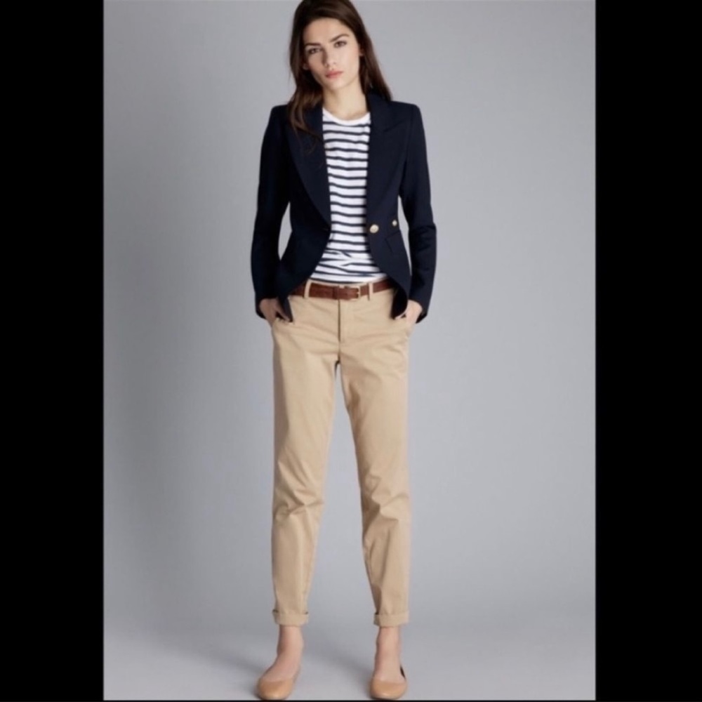 Talbots The Perfect Crop Soft Tan Staple Career Work Pants NWT 10